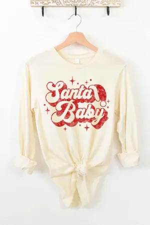 Alphia Santa Baby Christmas Long Sleeve Tee