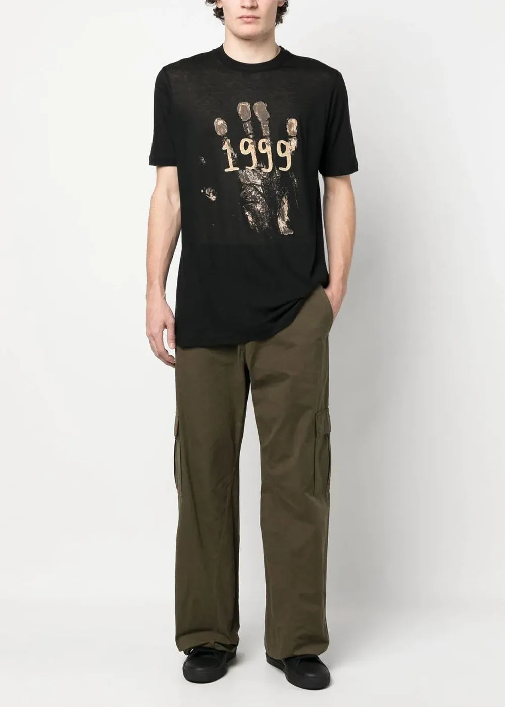 Black "1999 HAND" Slim Tee