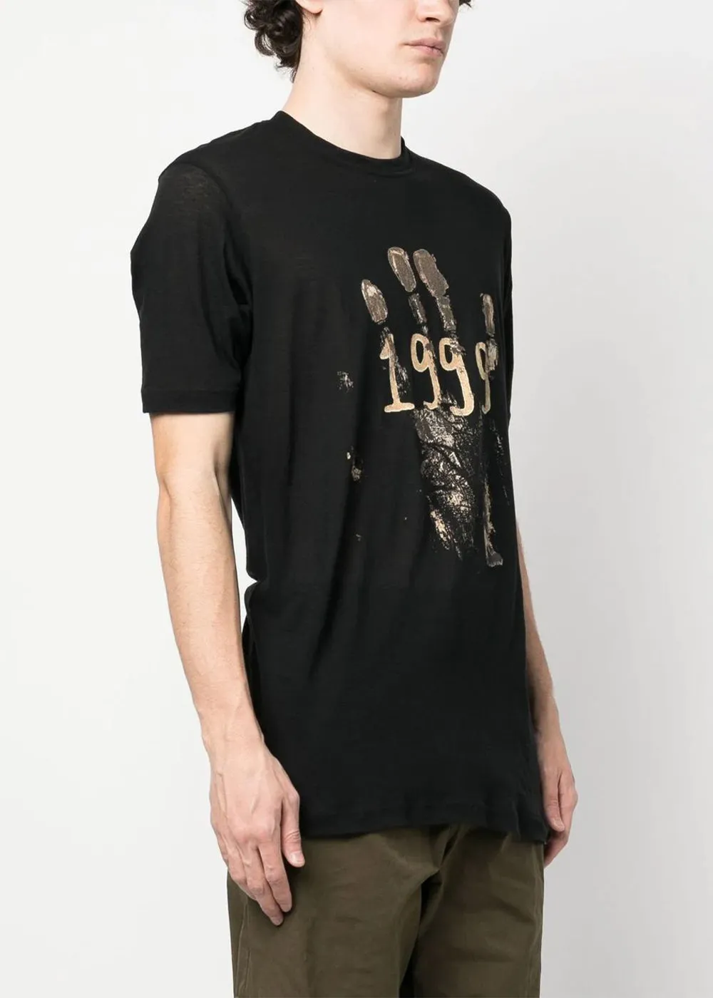 Black "1999 HAND" Slim Tee