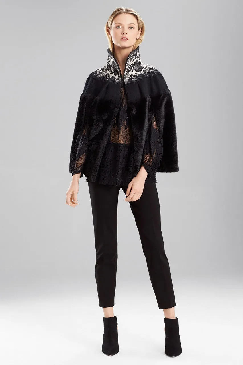 Brocade Fur Cape