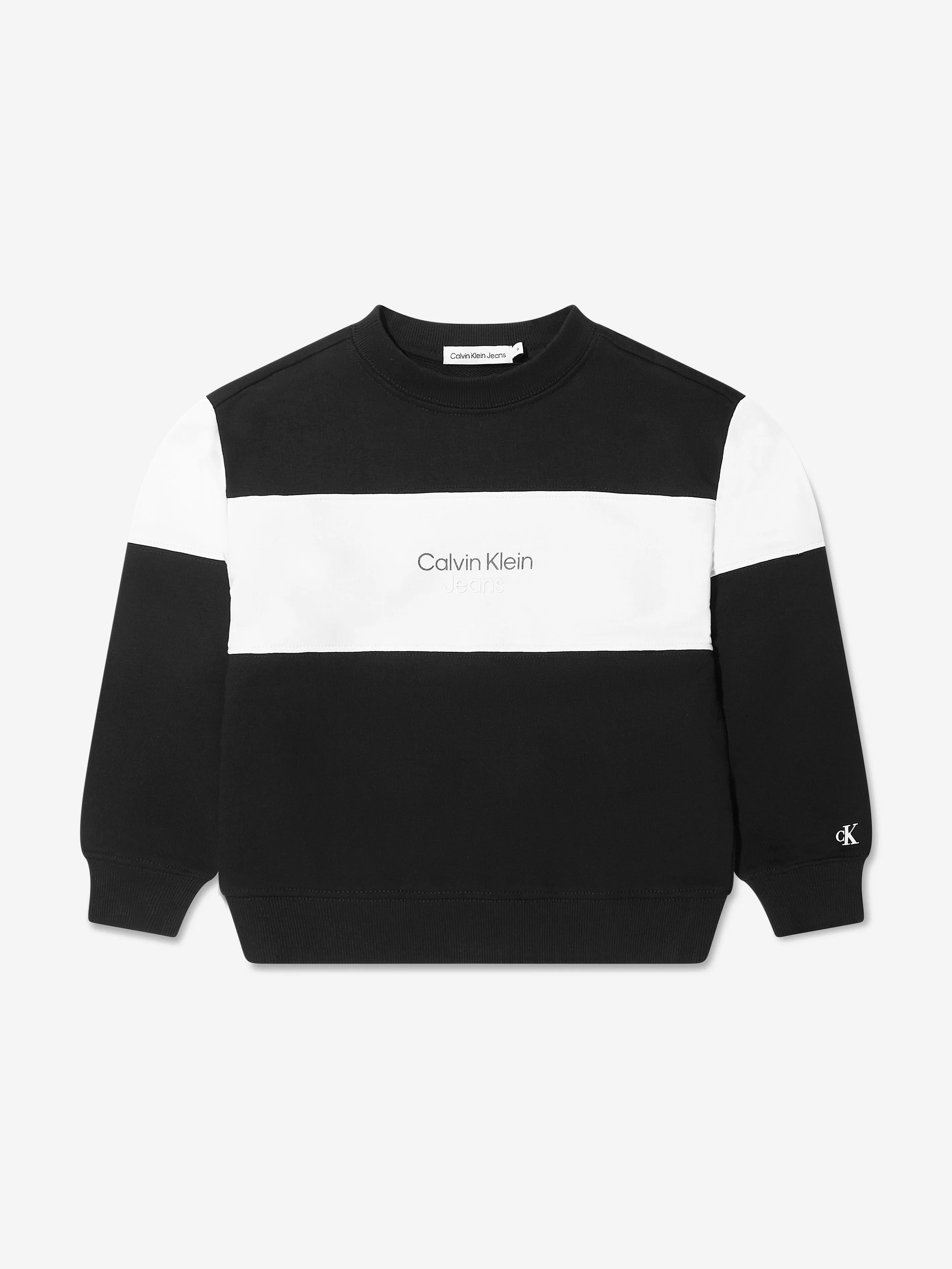 Calvin Klein Boys Colourblock Tracksuit in Black