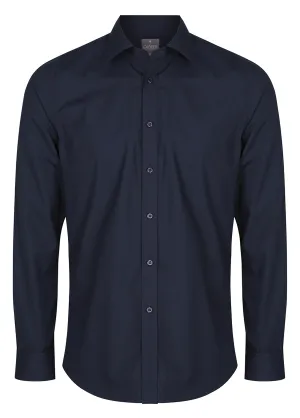 Career Plain Poplin Slim Fit Shirt