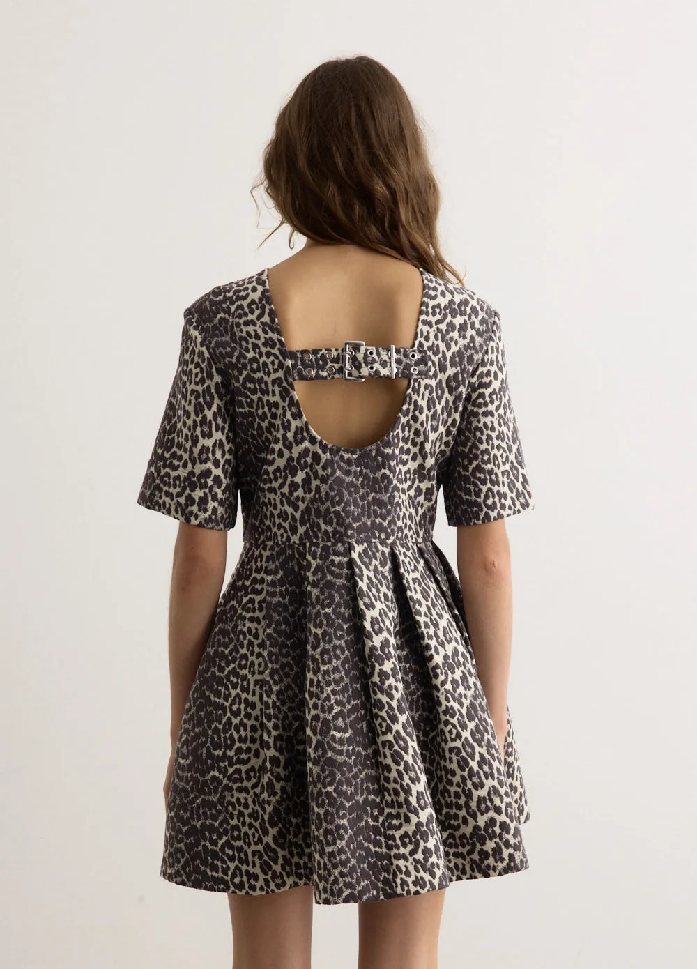 Cotton Tweed Mini Dress