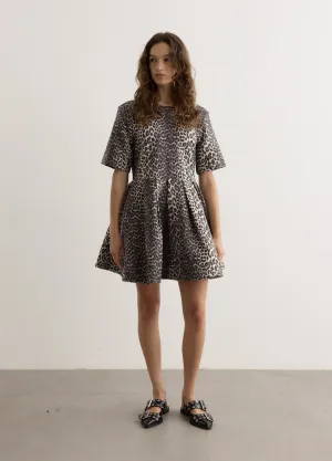 Cotton Tweed Mini Dress
