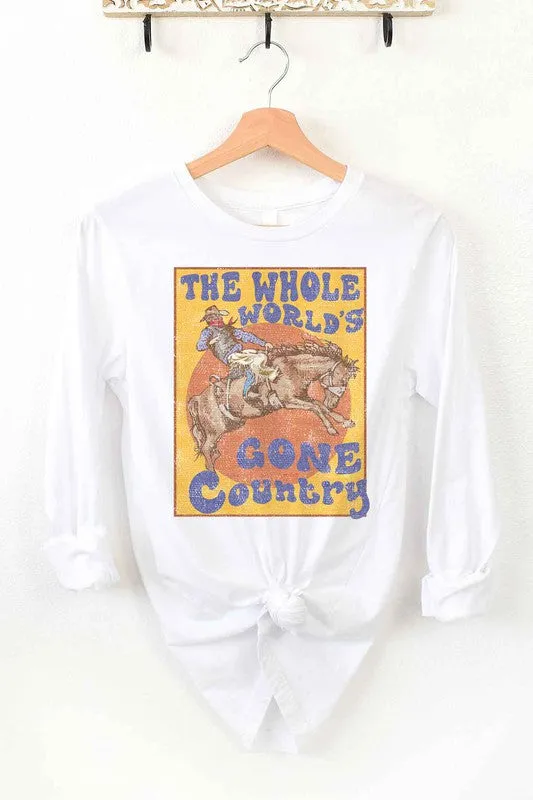 COUNTRY WORLD LONG SLEEVE TEE