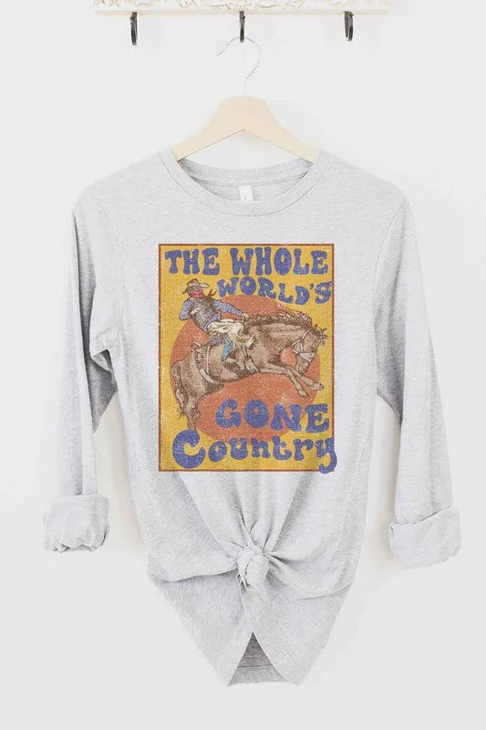 COUNTRY WORLD LONG SLEEVE TEE
