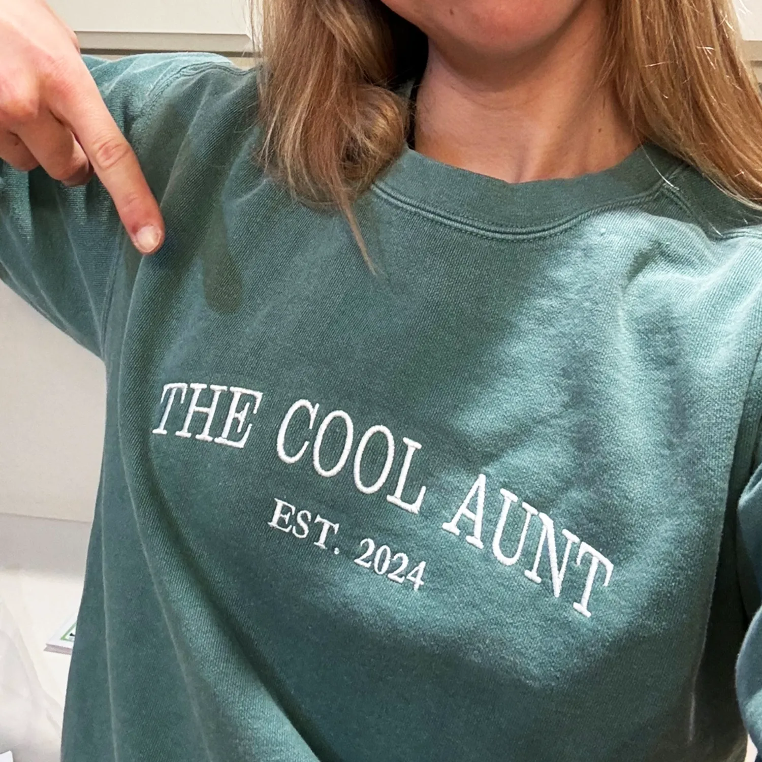 Custom Embroidered Favorite Uncle Sweatshirt, Personalized Gift for Uncle Father's Day Birthday Gift Idea