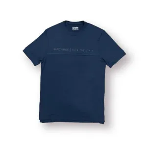 Ditmas Performance Fitted Split Hem Tee - Navy