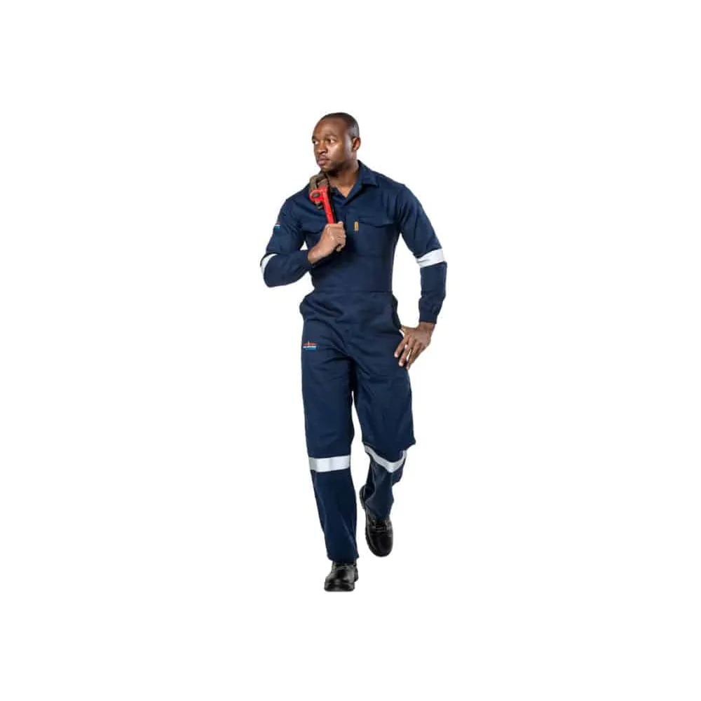 DROMEX D59 BOILERSUIT FLAME & ACID NAVY SIZE 38