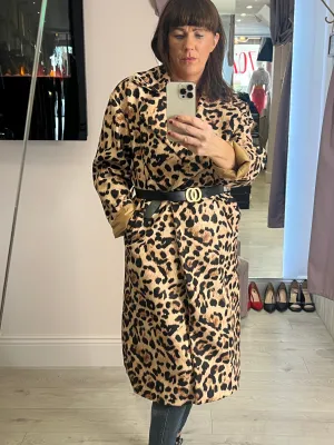 Eliza Leopard Print Coat
