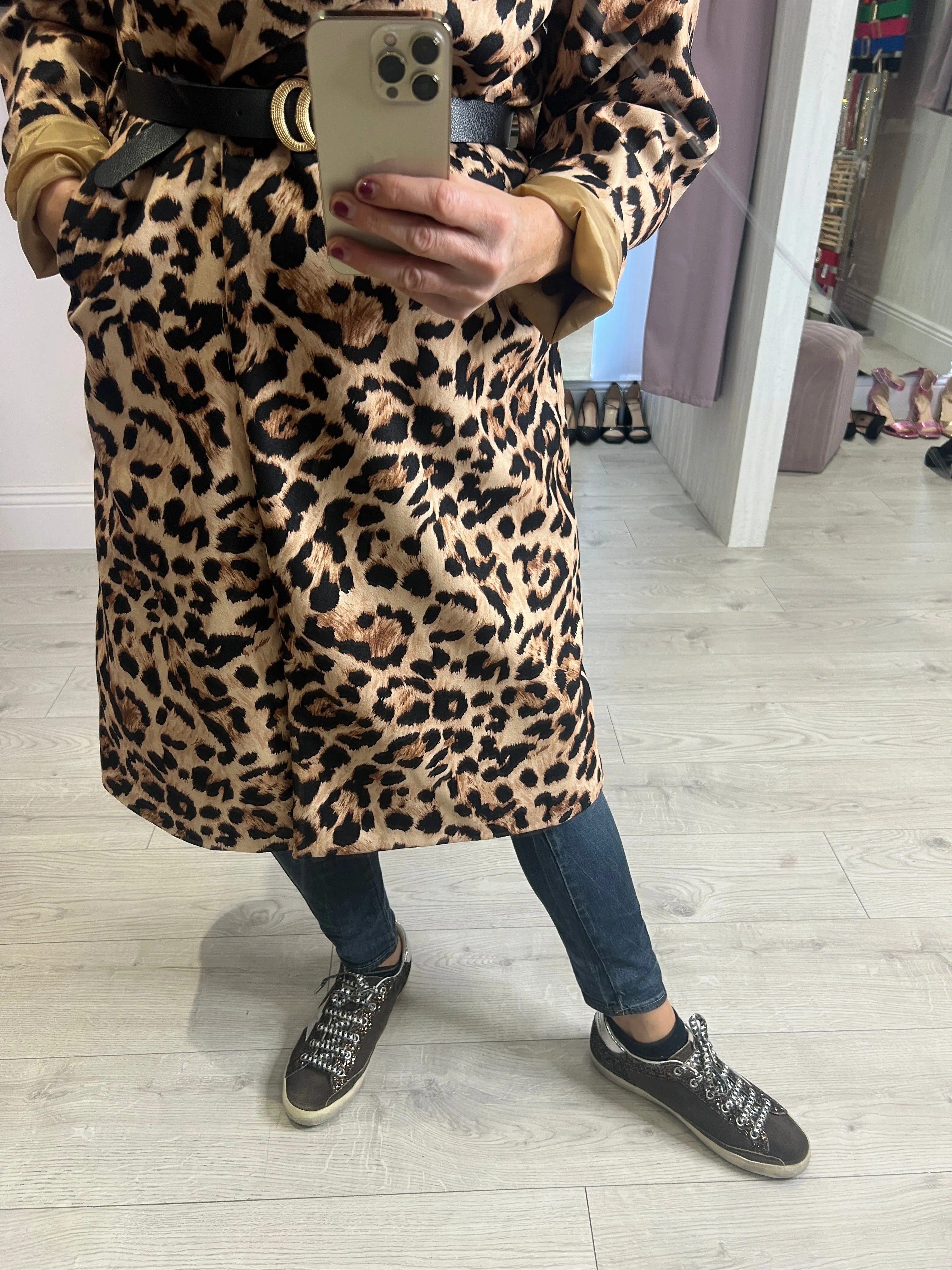 Eliza Leopard Print Coat