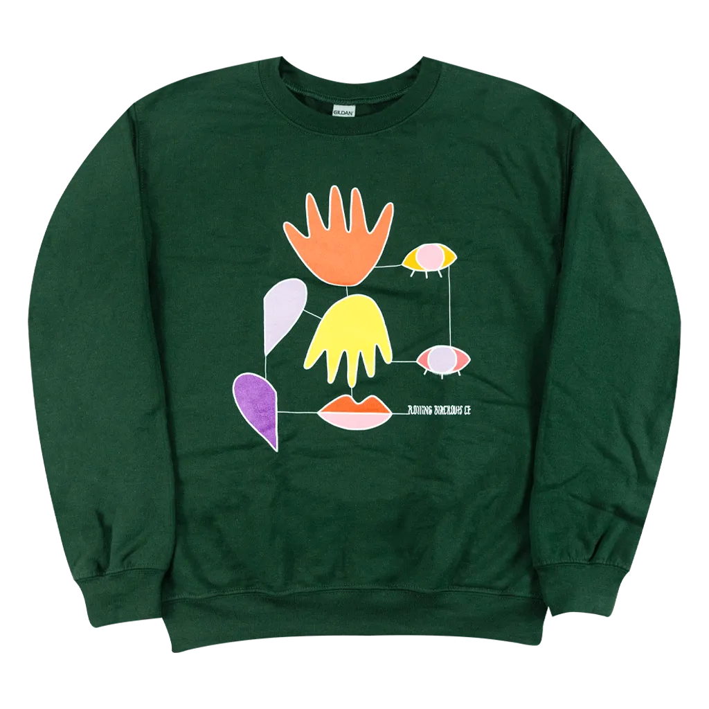 Everyday Lines Forest Green Sweatshirt