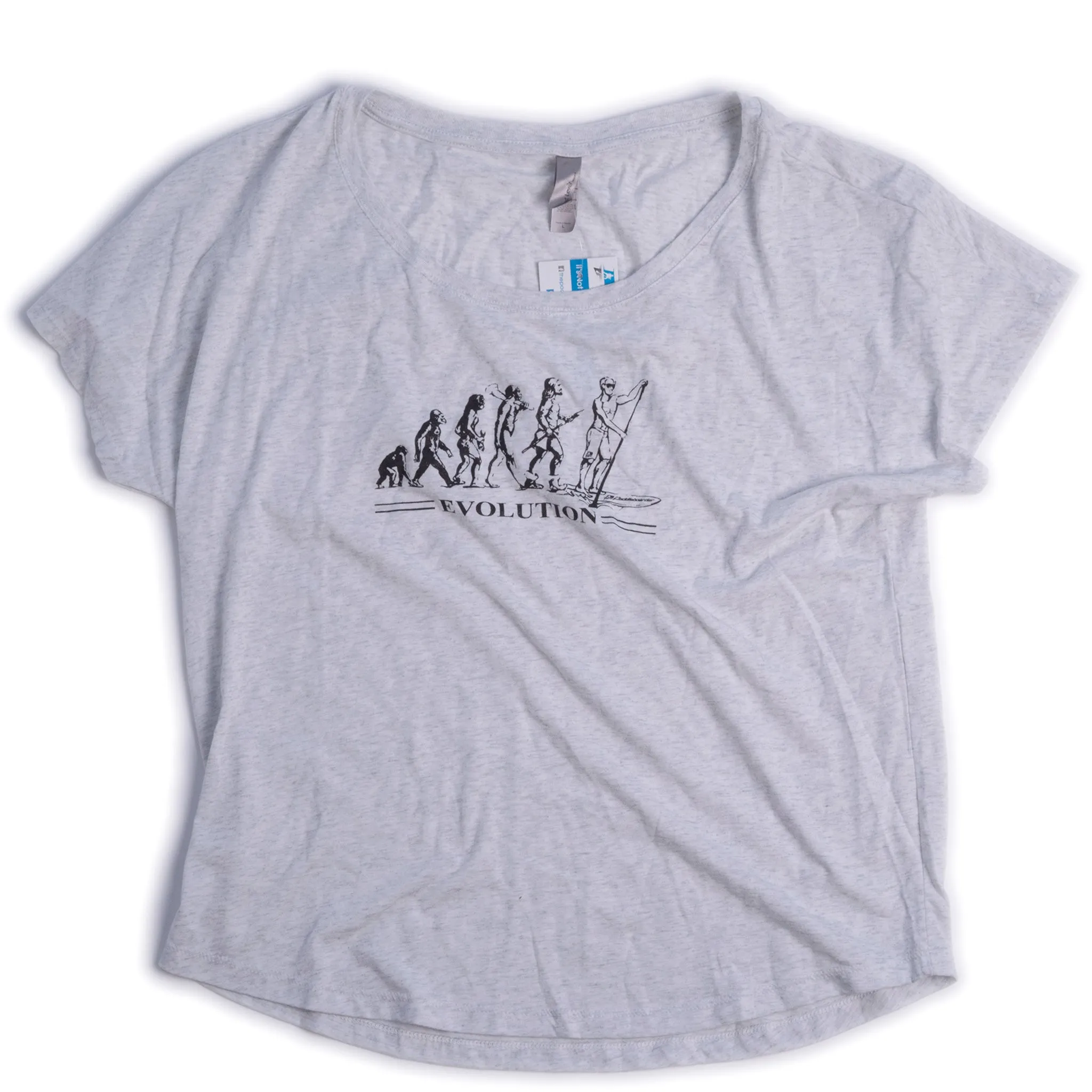 Evolution Loose Fitting T-Shirt - Gray