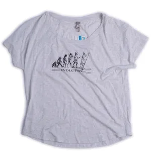 Evolution Loose Fitting T-Shirt - Gray