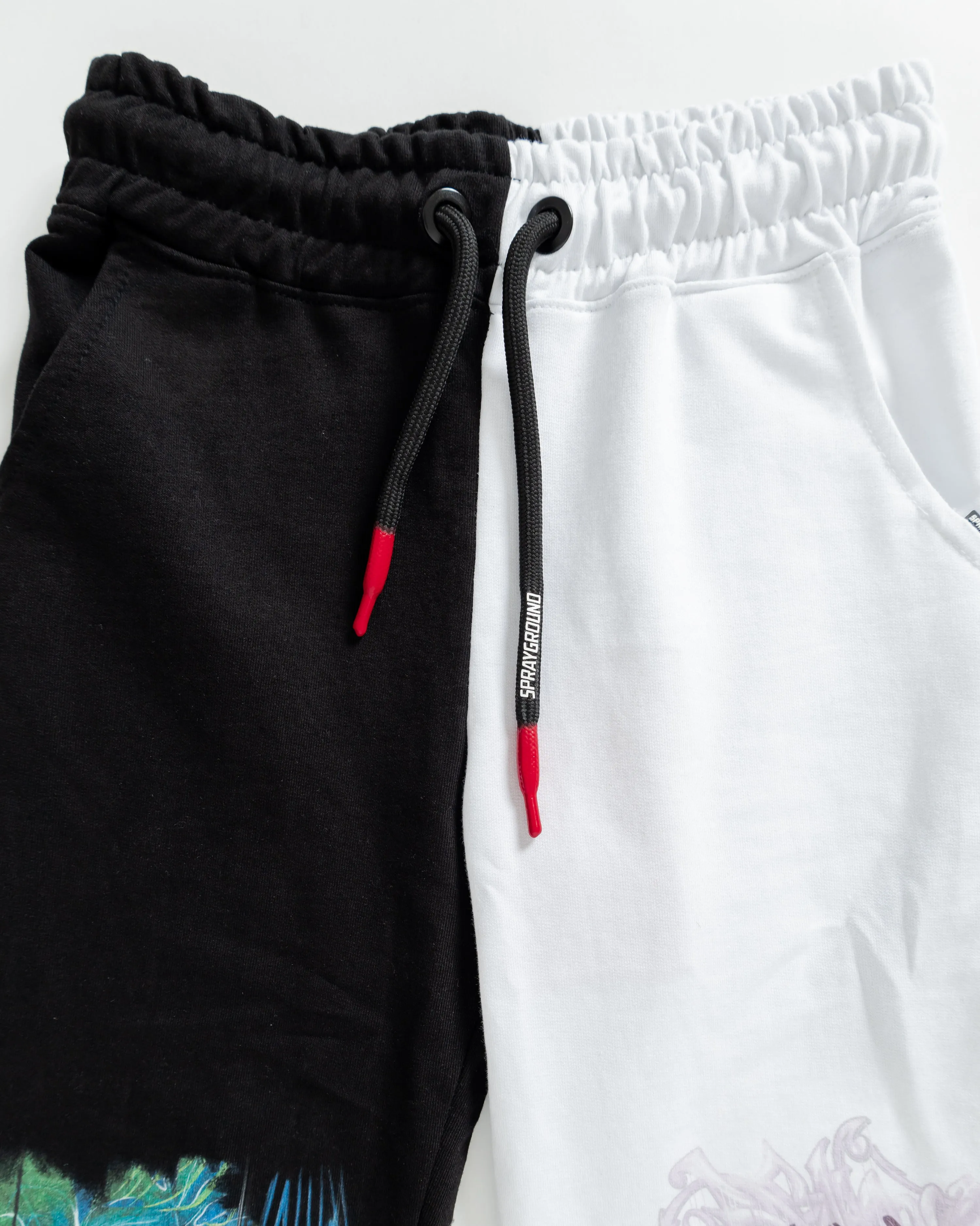 Graffiti Style Split Pants