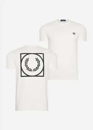 Graphic print t-shirt - snow white