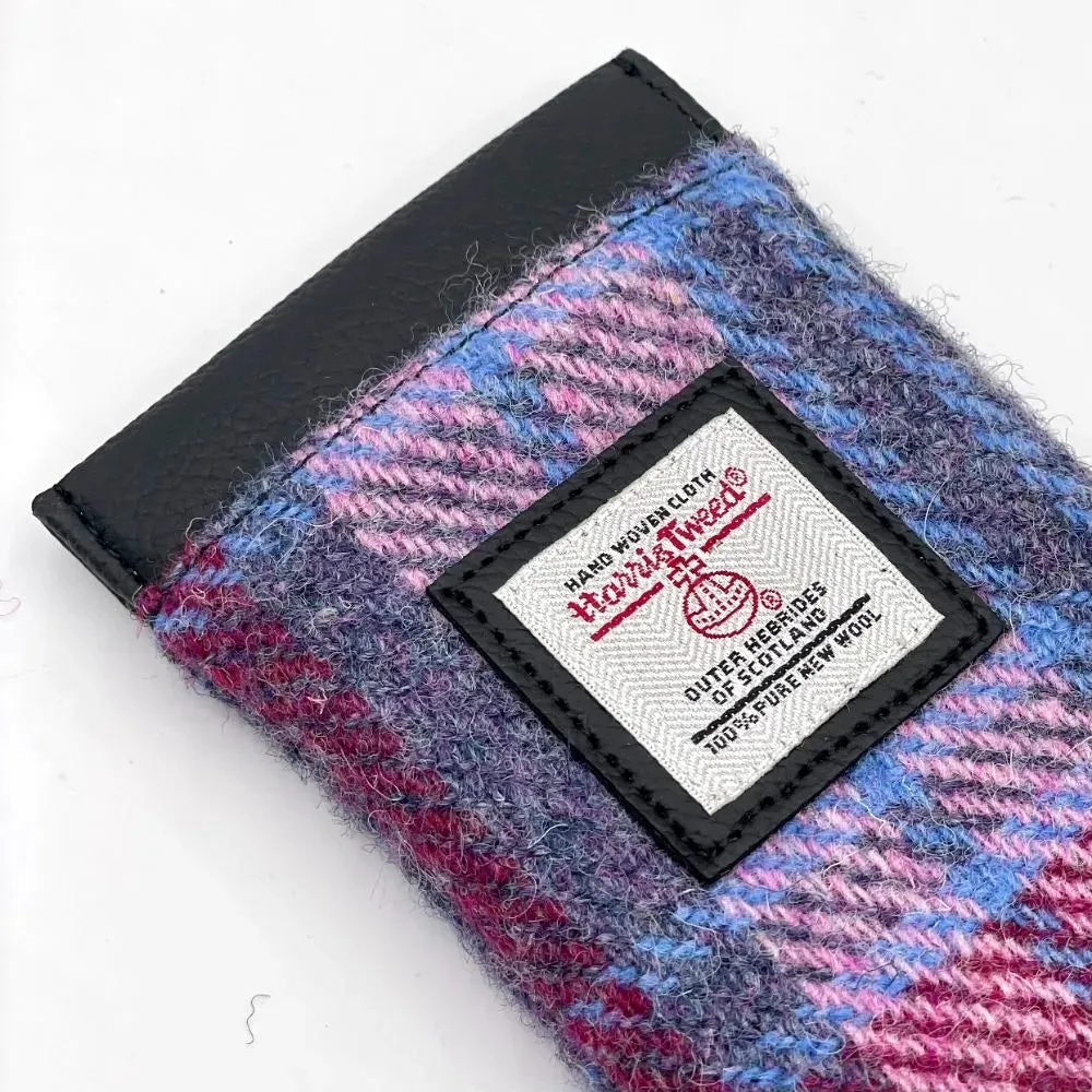 Harris Tweed Glasses Case - Pastel Pink