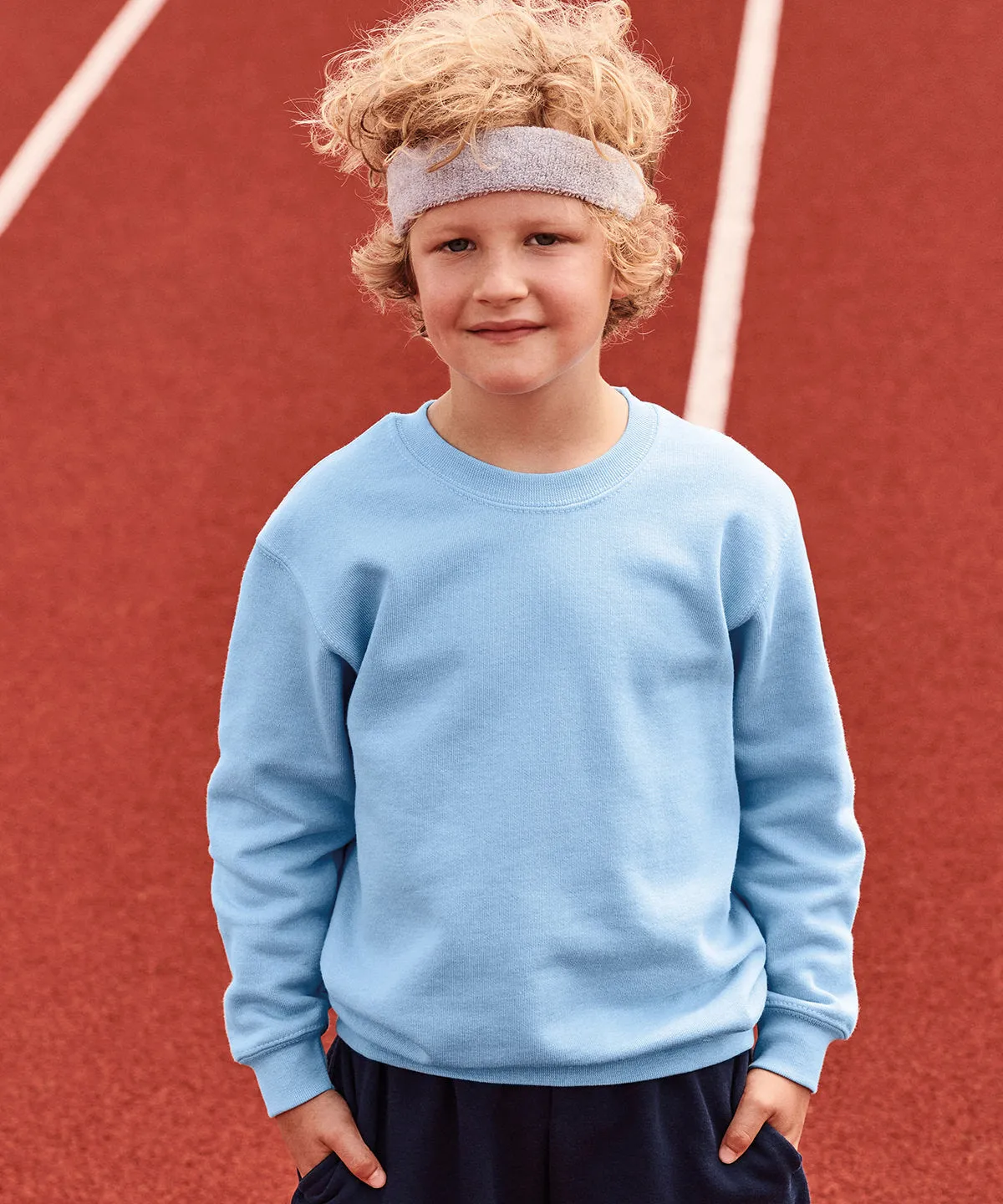 Heather Grey - Kids classic set-in sweatshirt