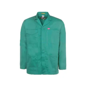 JONSSON POLYCOTTON WORK JACKET  COLOUR-EMERALD  SIZE-XS