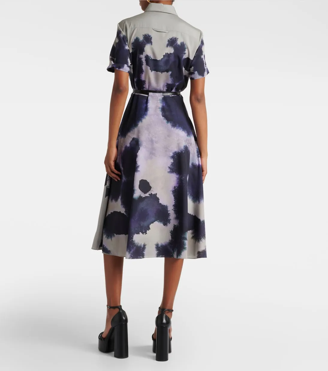 Kiera midi dress with Altuzarra print, multicolor