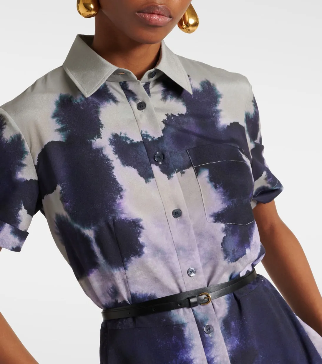 Kiera midi dress with Altuzarra print, multicolor