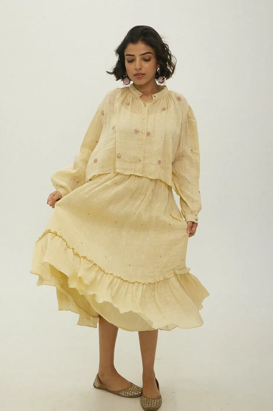 Lily Skirt  Golden