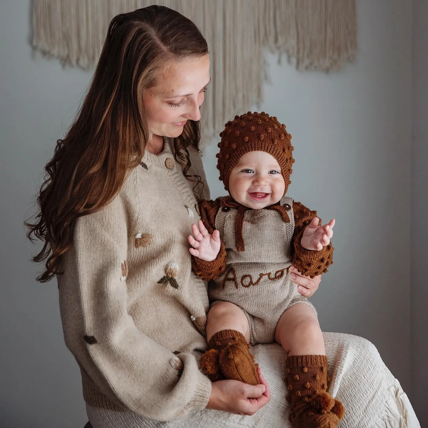 Little Buds cardigan (Women) - Linen