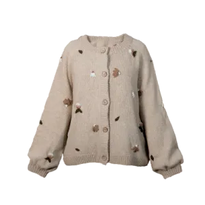 Little Buds cardigan (Women) - Linen