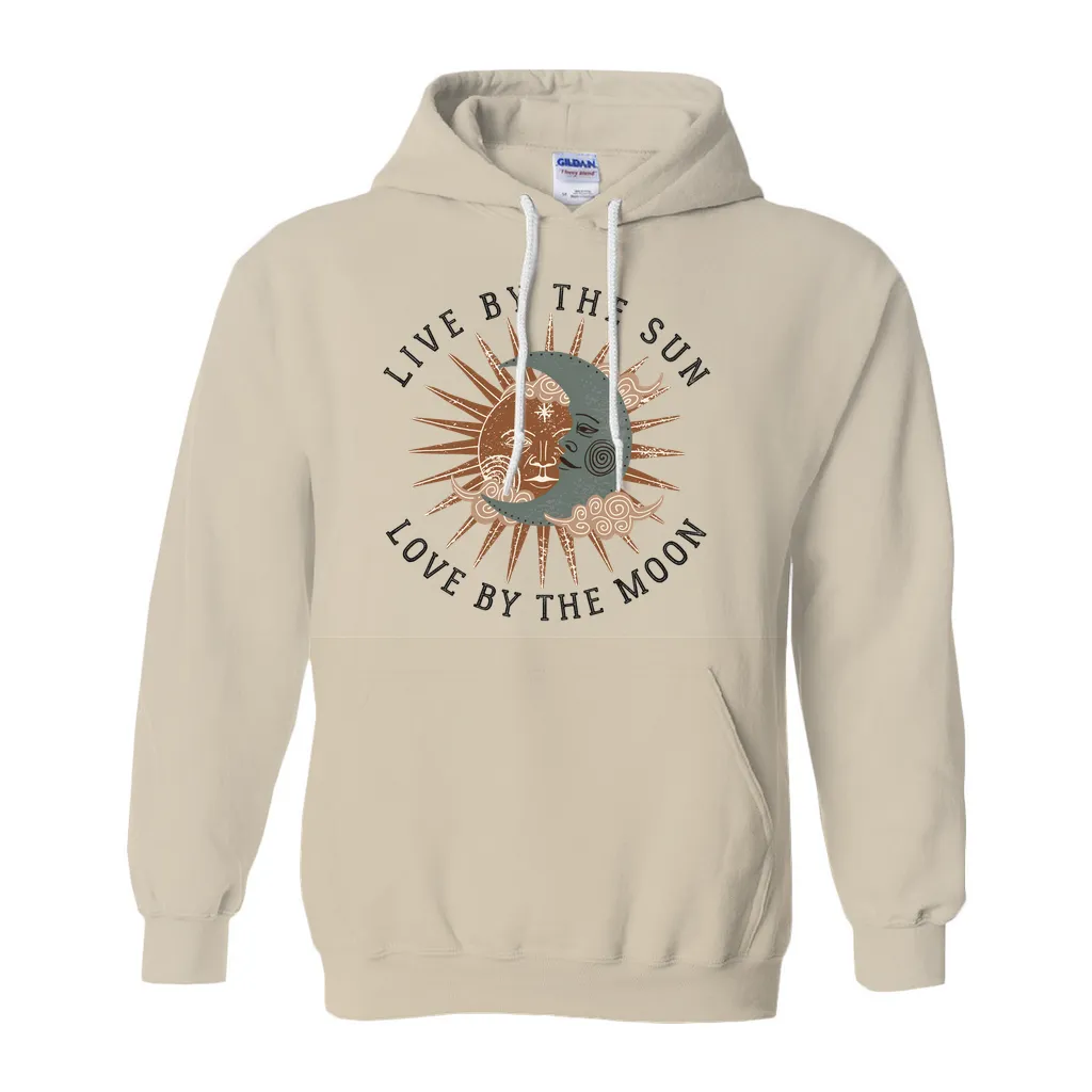 Live By The Sun, Love By The Moon | Unisex Hoodie