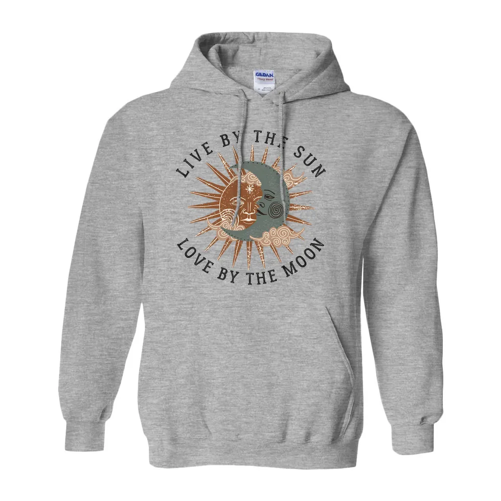 Live By The Sun, Love By The Moon | Unisex Hoodie