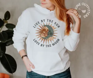 Live By The Sun, Love By The Moon | Unisex Hoodie