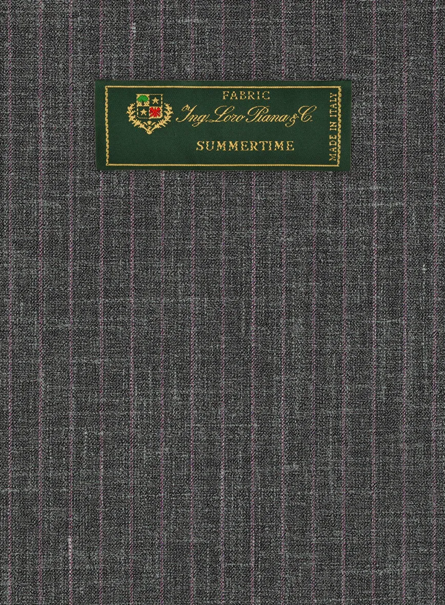 Loro Piana Aurelio Wool Silk Linen Pants