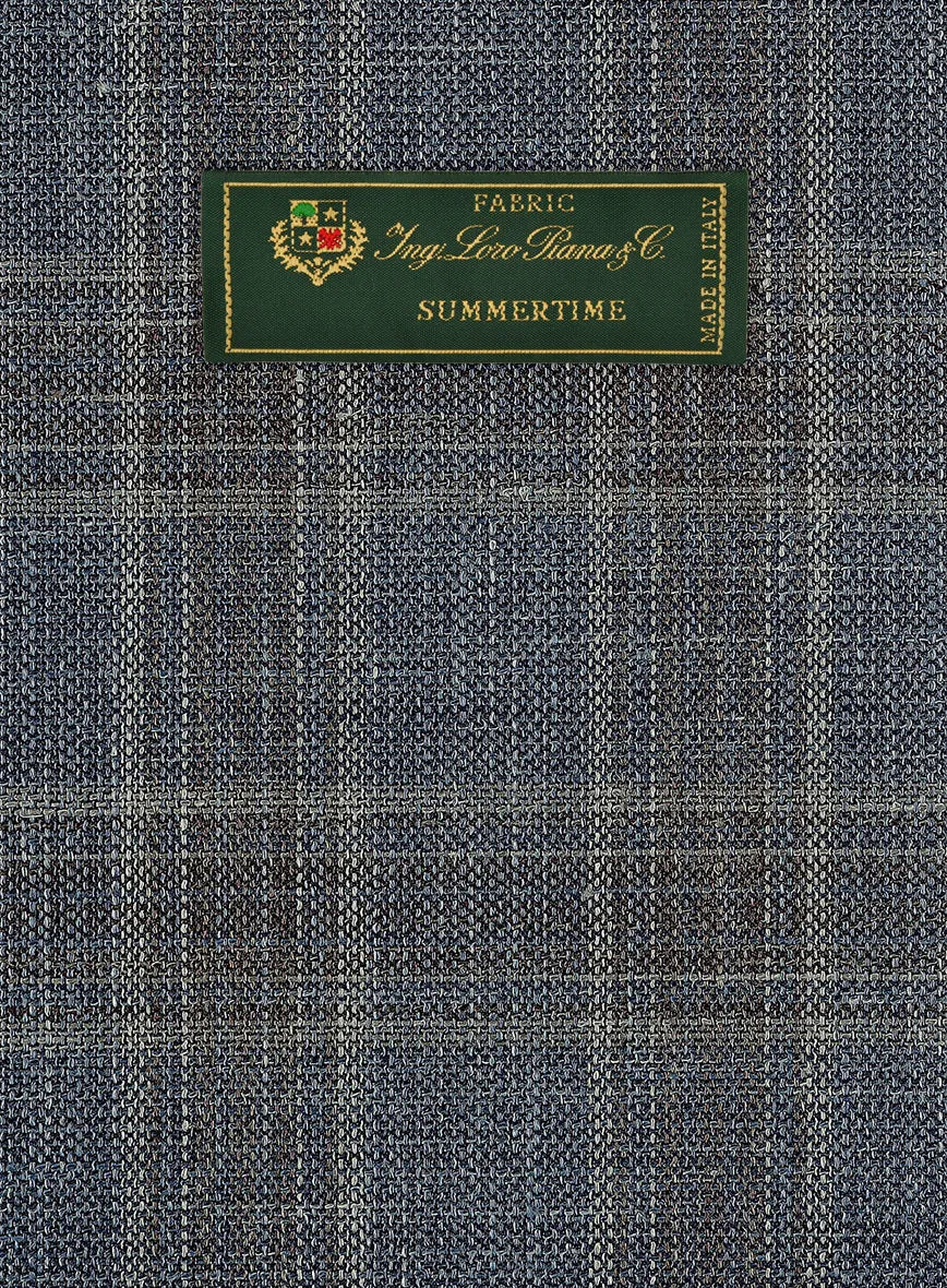 Loro Piana Leandra Wool Silk Linen Suit