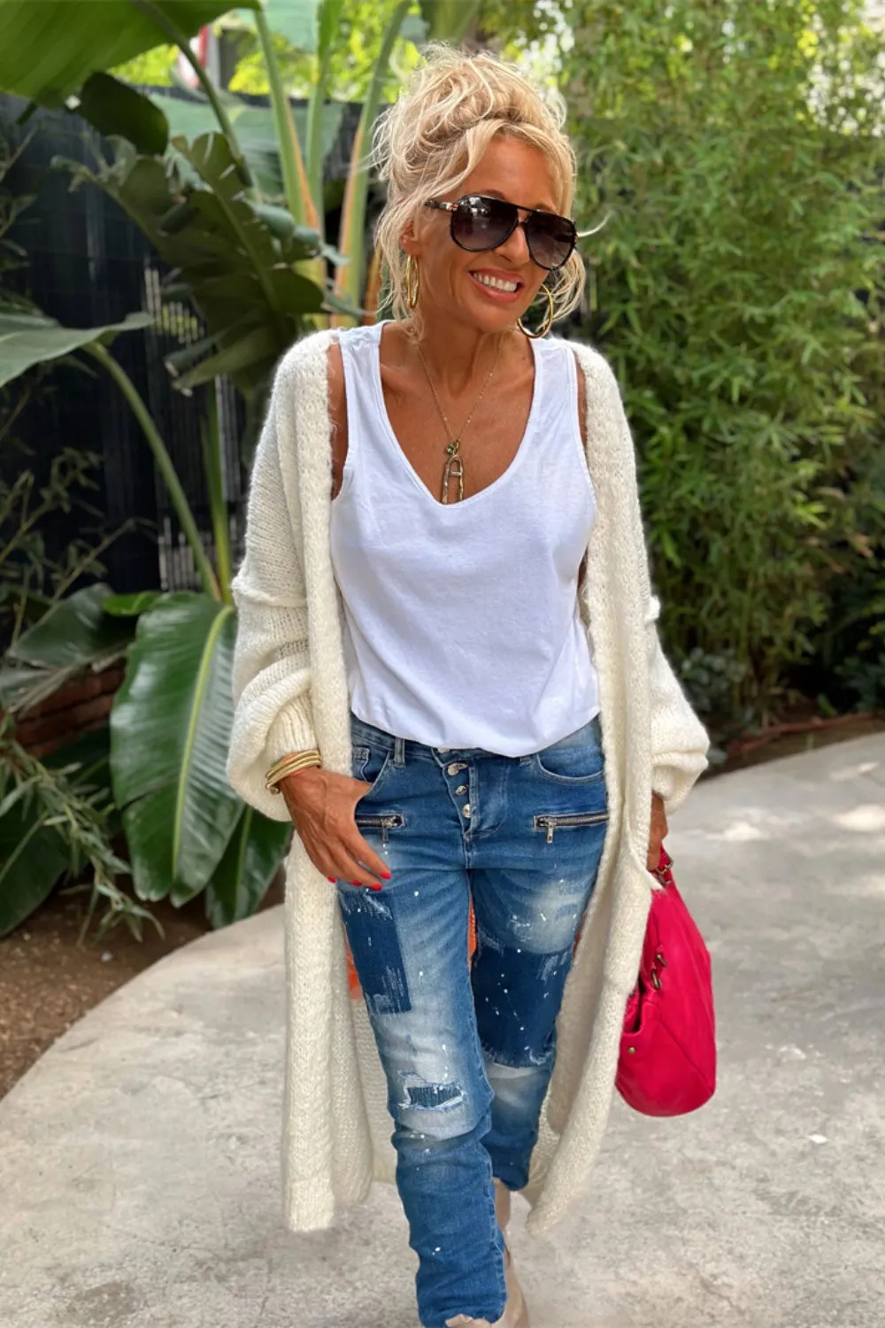 Lovely - Oversized Knitted Long Cardigan