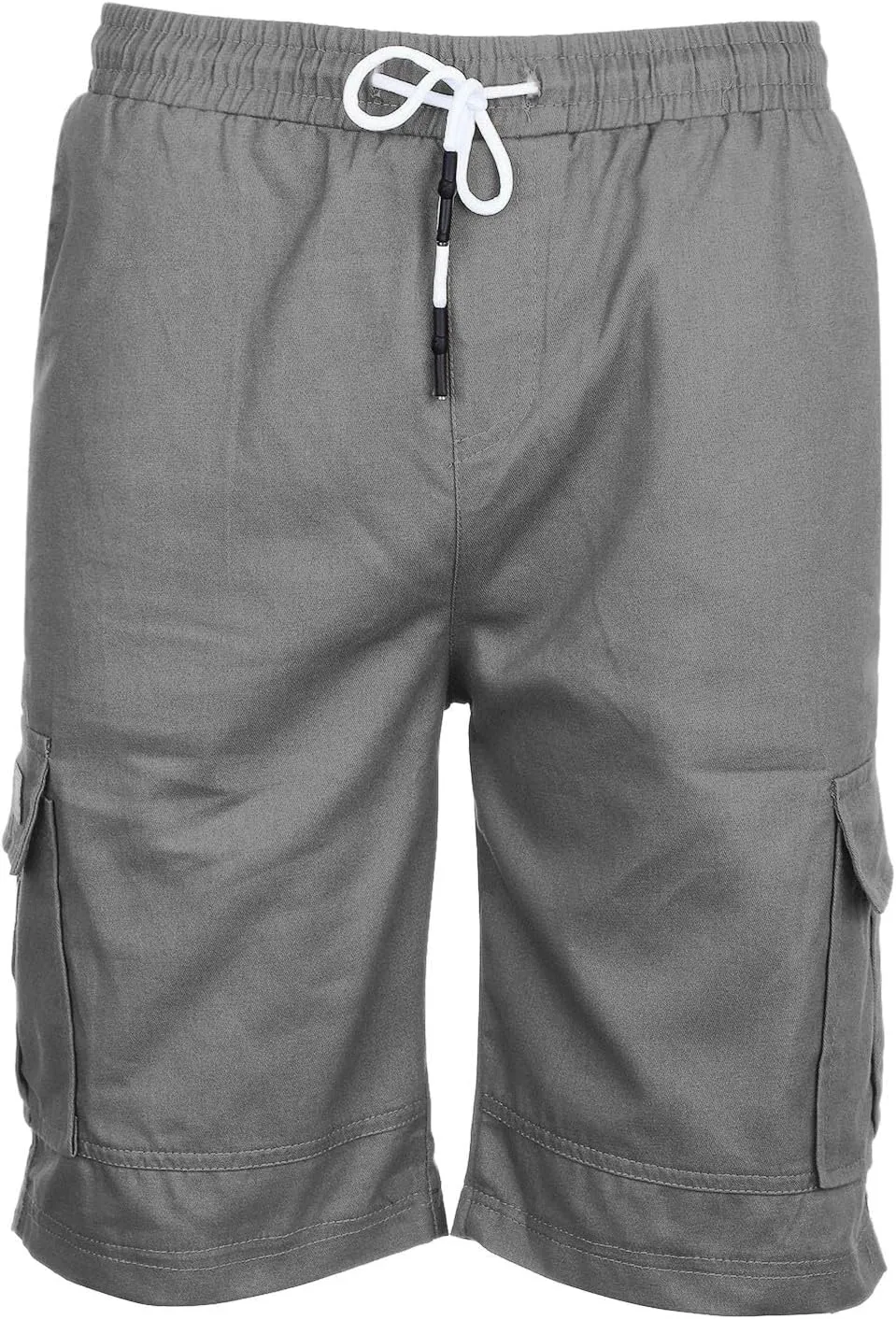 Mens Cargo Shorts Casual Summer Outdoor Hiking Work Shorts with Multi Pockets Fashionable Drawstring Woven Workout Shorts