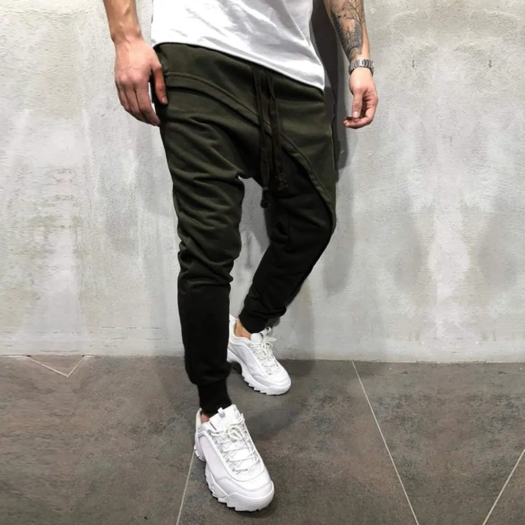 Mens Sweatpants Joggers Pants Man Straight Leg Casual Loose Fit Baggy Athletic Jogger Pants with Pockets Mens Cotton