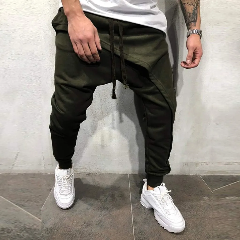 Mens Sweatpants Joggers Pants Man Straight Leg Casual Loose Fit Baggy Athletic Jogger Pants with Pockets Mens Cotton