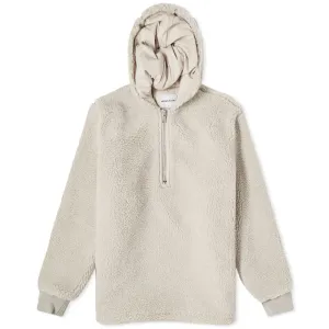 Mki Shearling hoodie, white