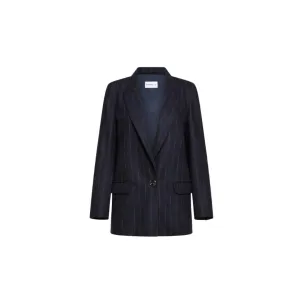 Ocean Pinstripe Flannel Blazer 2423046112200