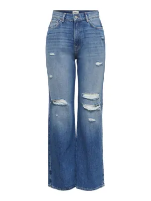 Onlmiloh Life Ex Hw Wide - Blue Denim