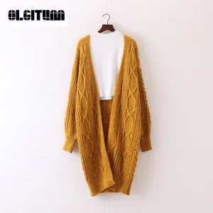 Oversized Sweater New Women Long Cardigans Autumn Winter