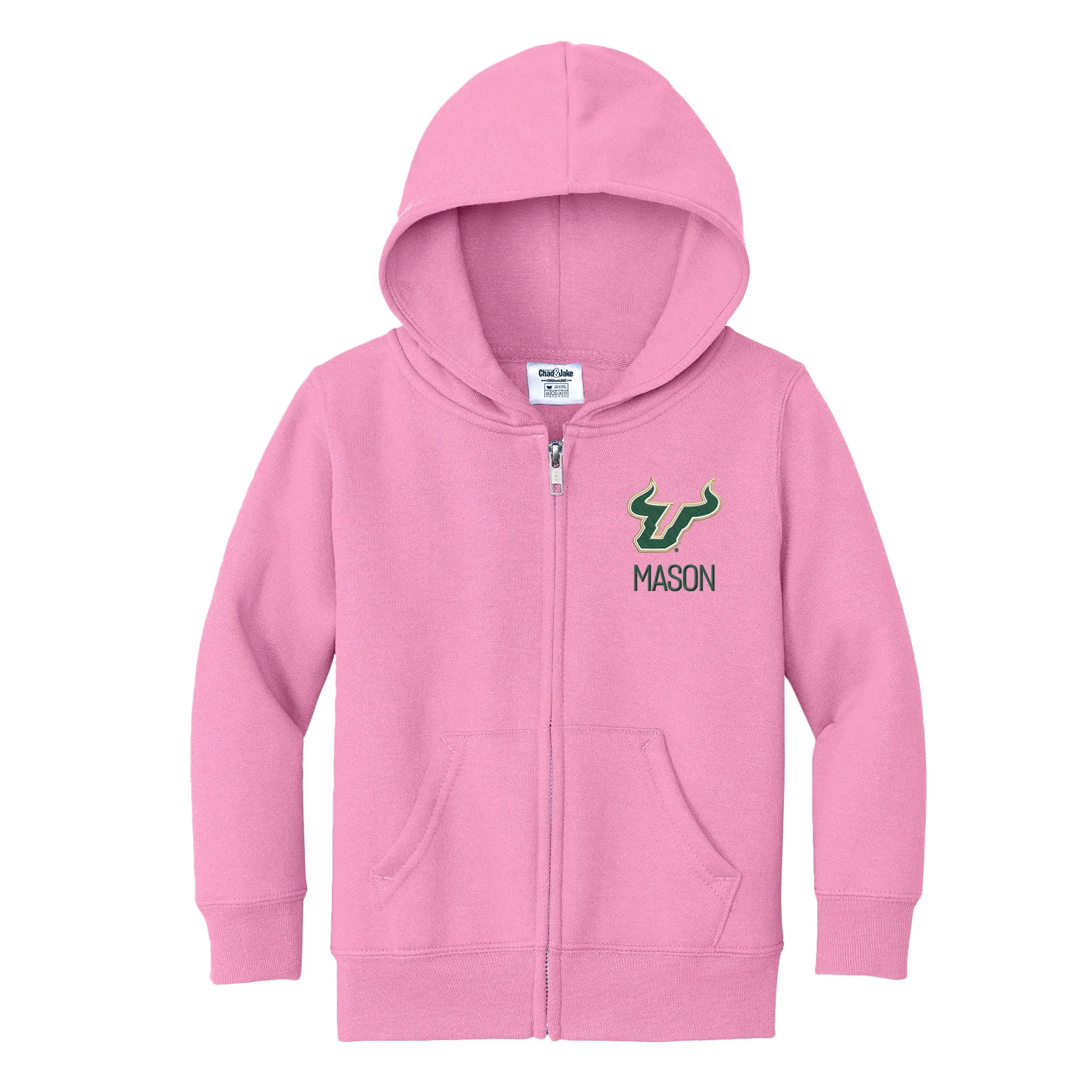 Personalized South Florida Bulls Toddler Full-Zip Sweatshirt