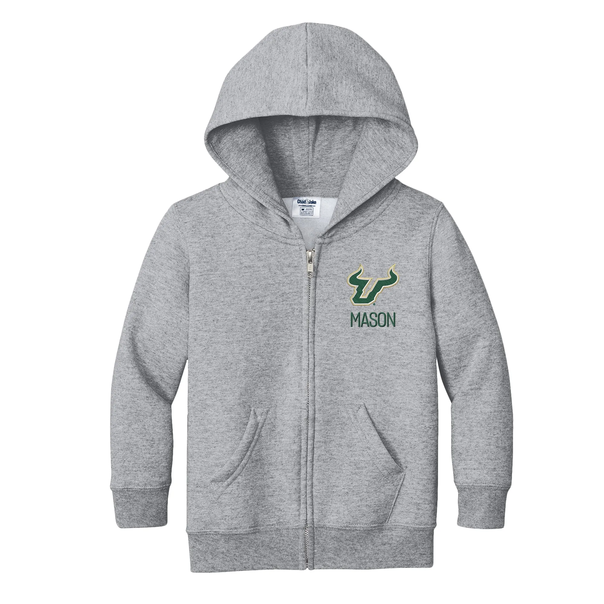 Personalized South Florida Bulls Toddler Full-Zip Sweatshirt