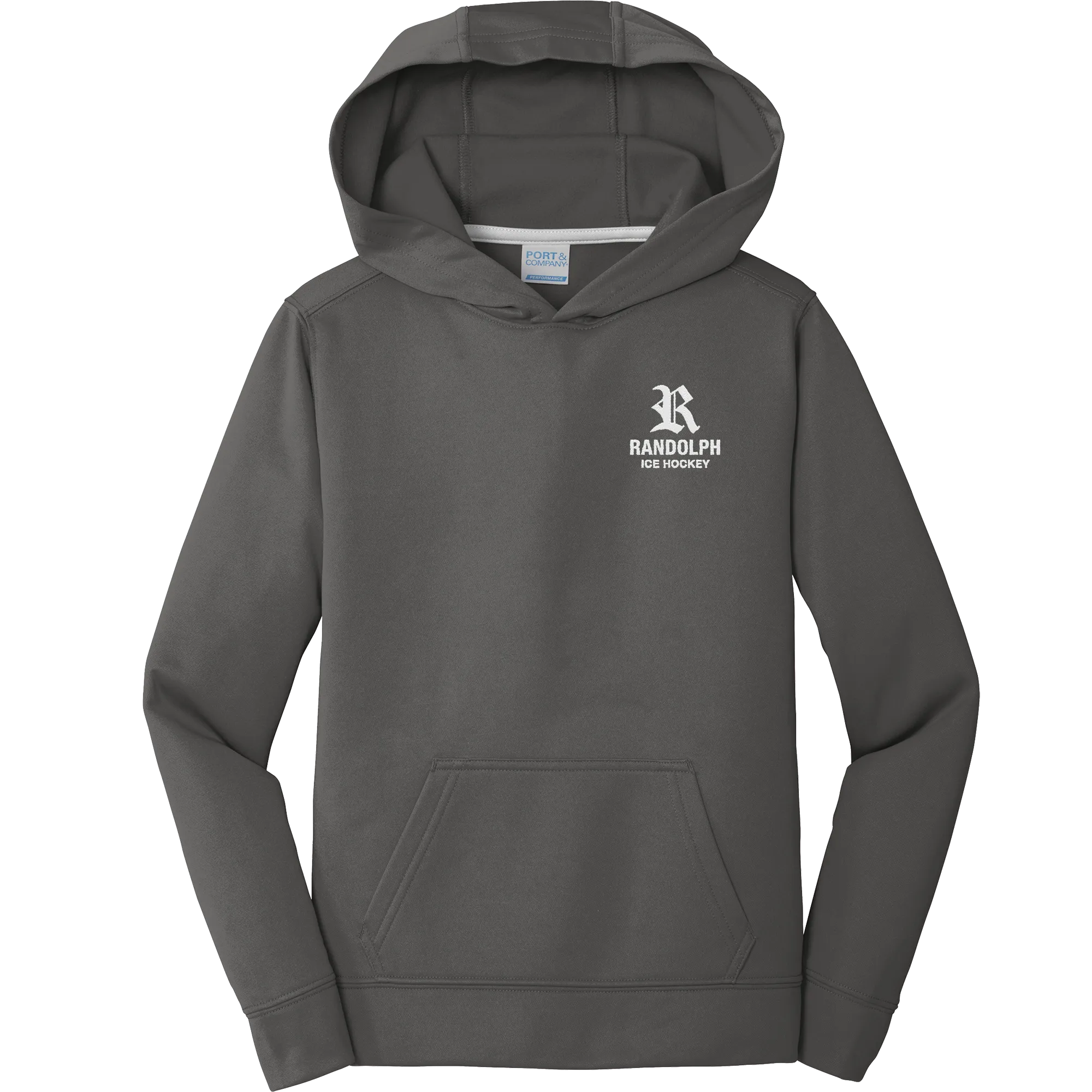 Randolph Hockey Youth Performance Fleece Pullover Hooded Sweatshirt