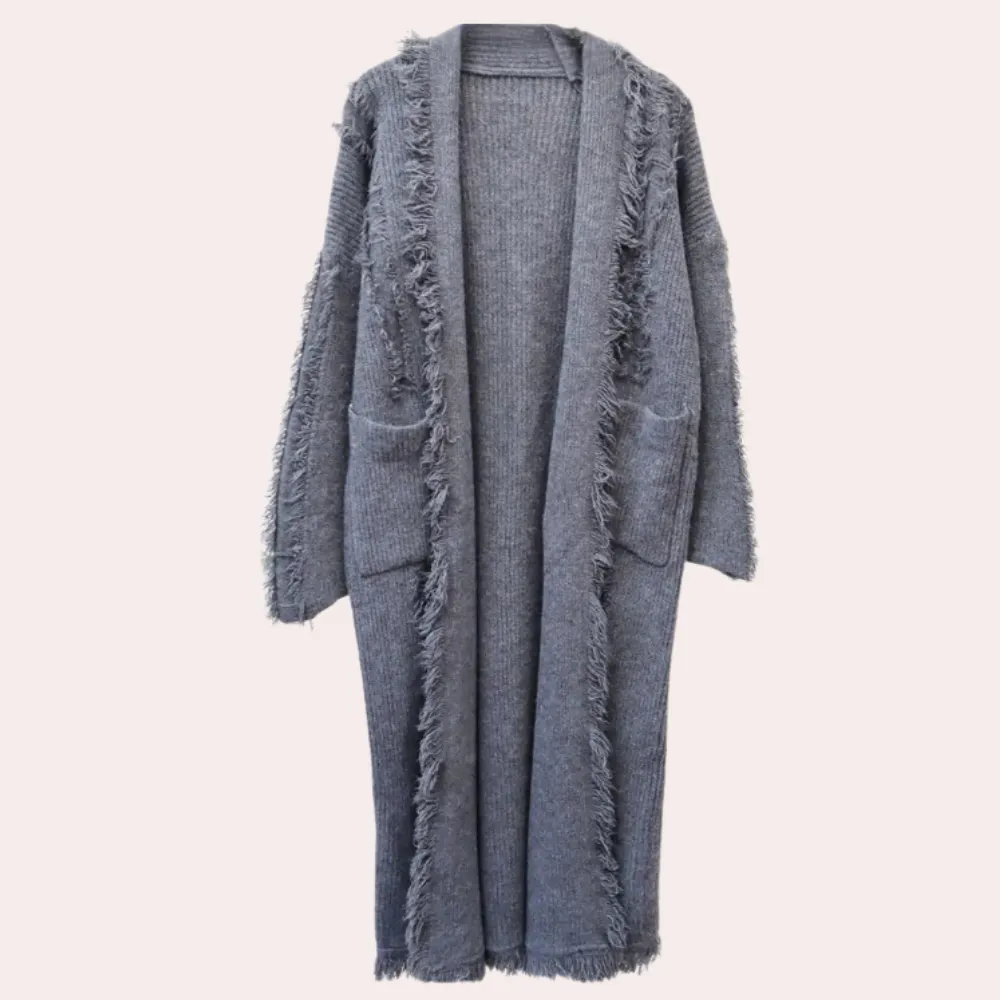 Raquela - Trendy Knitted Long Cardigan