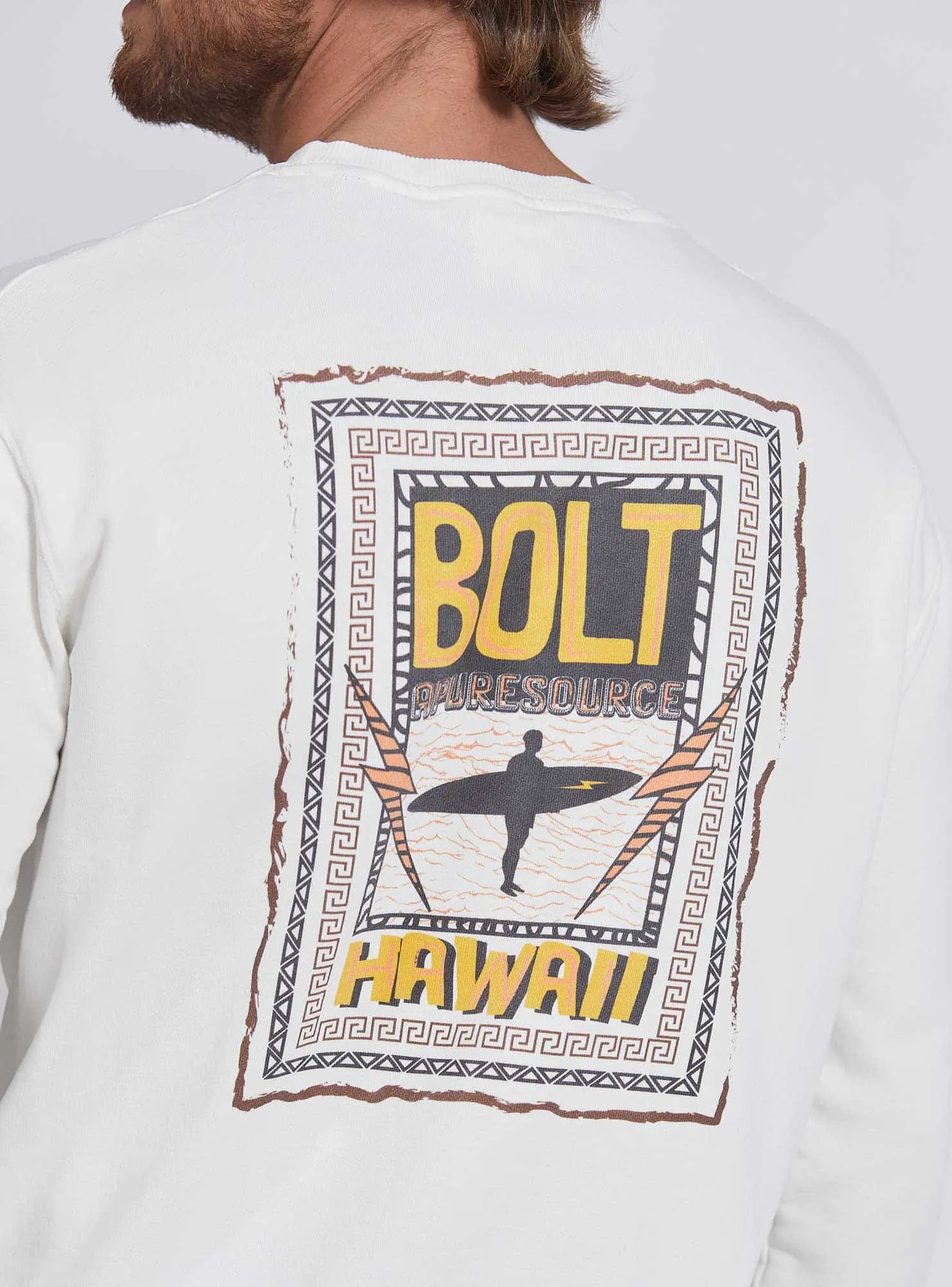 REGULAR SWEATSHIRT WITH FRONT AND BACK PRINT