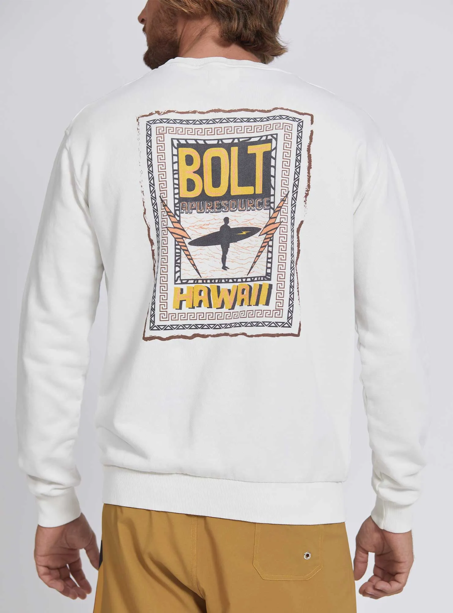 REGULAR SWEATSHIRT WITH FRONT AND BACK PRINT
