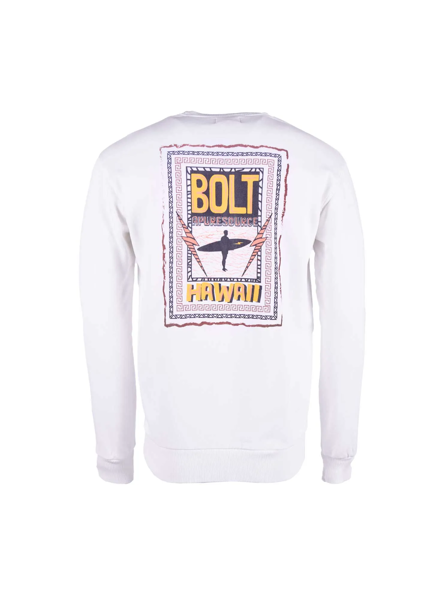 REGULAR SWEATSHIRT WITH FRONT AND BACK PRINT