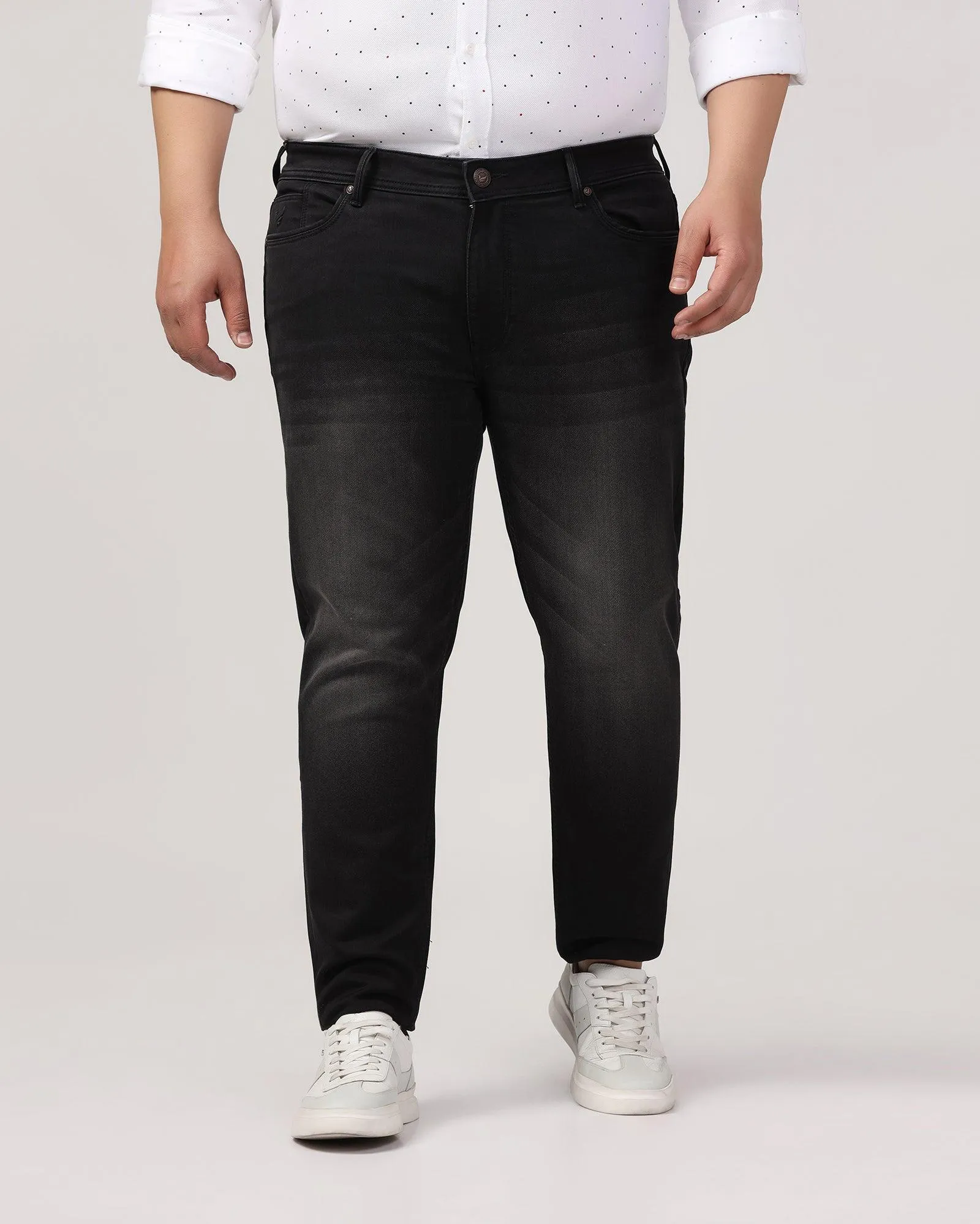 Slim Comfort Buff Fit Black Jeans - Betsy
