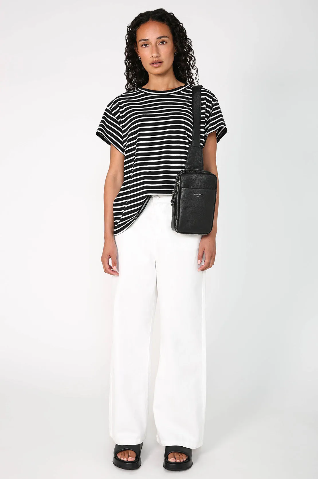 standard tee / black|white stripe